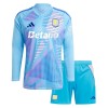 Maglia da Calcio Portiere a Maniche Lunghe Aston Villa 2024-25 Blu per Bambino